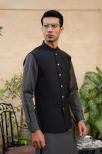 Dark Grey Suiting Waistcoat WS-2036