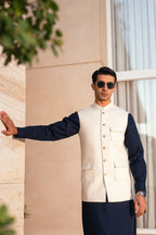 Cream Suiting Waistcoat WS-2014