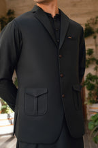 Deep Green Lapel Suiting Waistcoat Suit WS-244-117