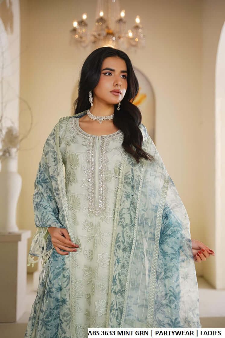 Alimran Fabrics 3633 Organza Ensemble