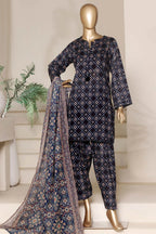 Sada Bahar | Stitch 3 PC Printed Lawn with Farshi Shalwar