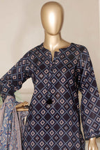 Sada Bahar | Stitch 3 PC Printed Lawn with Farshi Shalwar