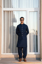 Royal Blue Suiting Waistcoat WS-244-114
