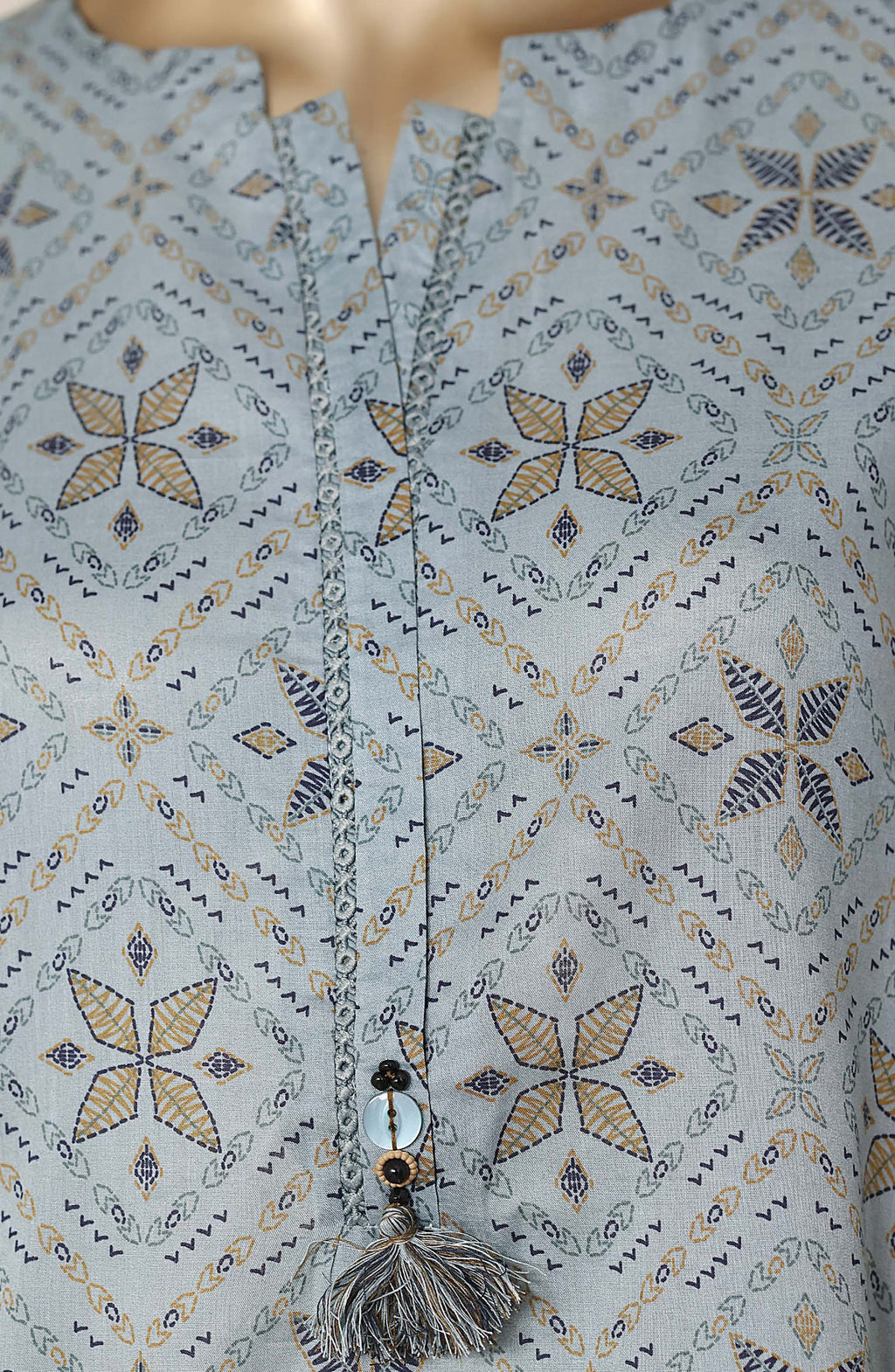 Sada Bahar | Stitch 3 PC Printed Lawn with Farshi Shalwar