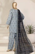 Sada Bahar | Stitch 3 PC Printed Lawn with Farshi Shalwar