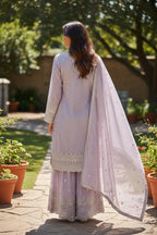 Midnight Embroidered Suit Set