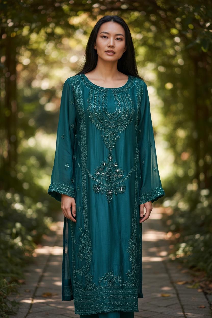 Embroidered Luxury Ensemble