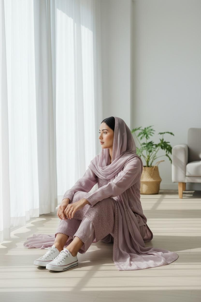 Embroidered Luxury Ensemble