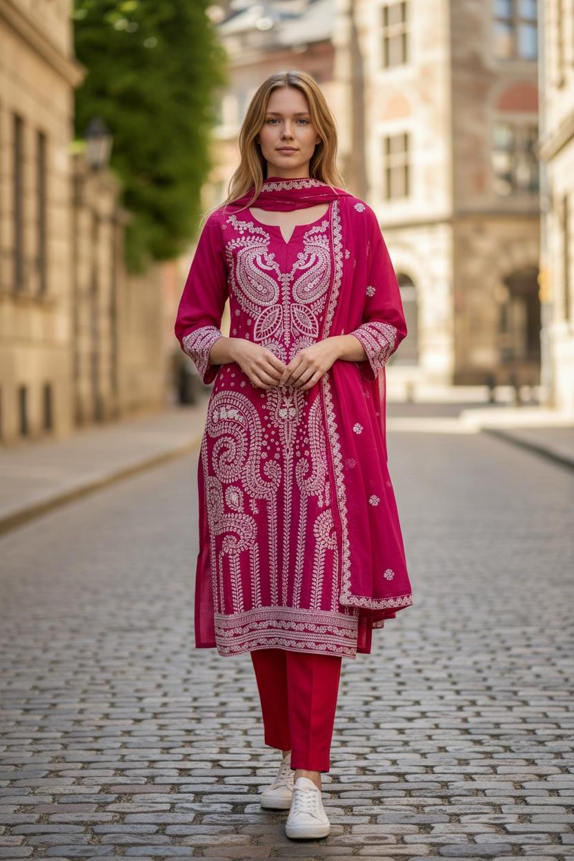 Rani Embroidered Suit Set