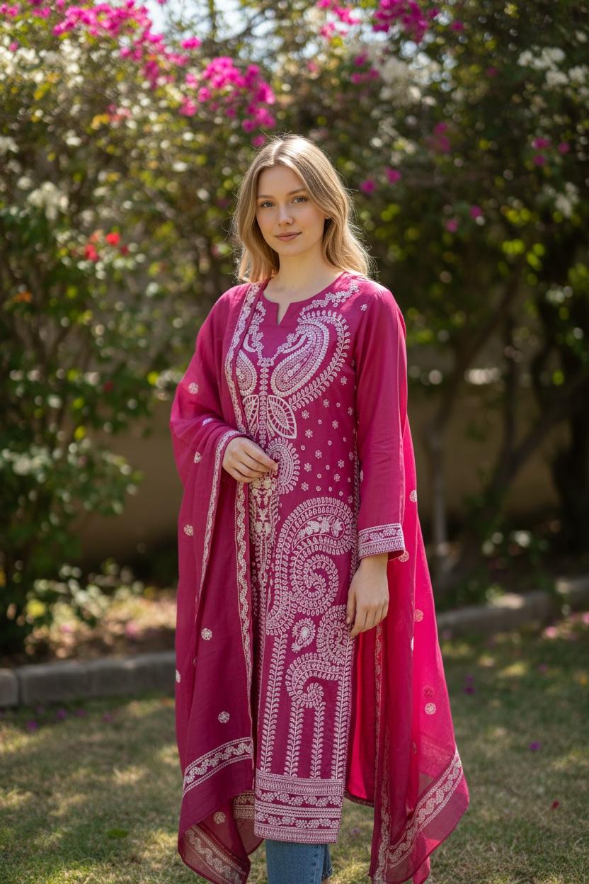 Rani Embroidered Suit Set