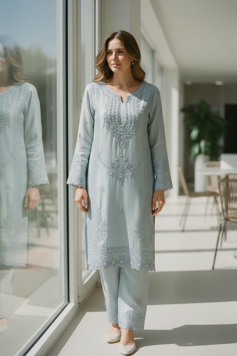 Embroidered Luxury Ensemble
