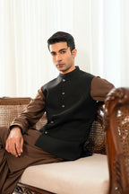 Black Suiting Waistcoat WS-20010