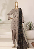 Sada Bahar | Stitch 3 PC Printed Lawn with Farshi Shalwar
